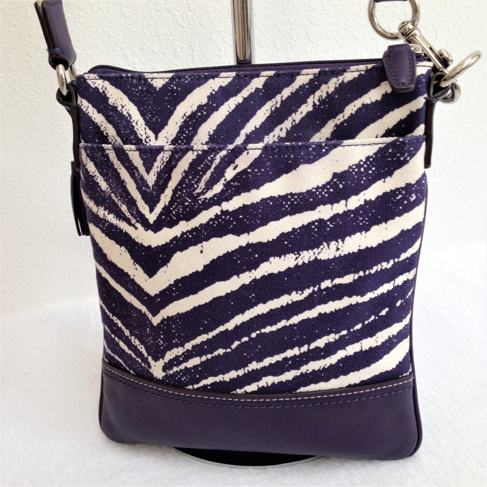 SOLD ~ Coach Legacy Zebra Print Crossbody - #49222 - Picture 2 of 8
